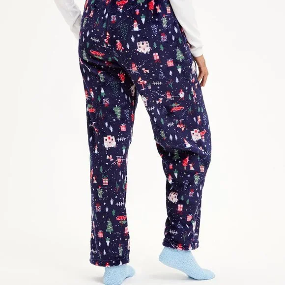 Laura Ashley Intimates Sleepwear Nwt 2 Piece Set Christmas Pajama Pants Blue Socks Laura Ashley Medium Poshmark